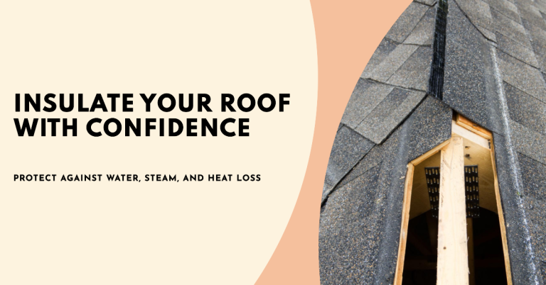 Roof insulation methods of protection against water, steam, and heat loss.