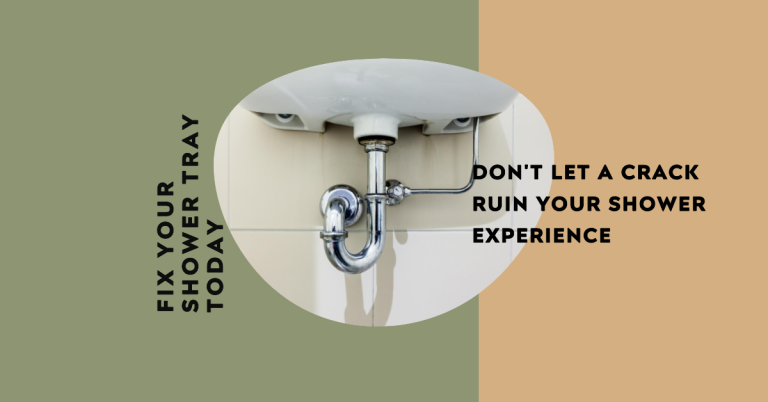 The shower tray is cracked; what should I do